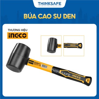 Búa cao su đen ingco hruh8208 - đầu nặng 220g 450g - thinksafe