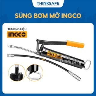 Súng bơm mỡ ingco grg015001 đài loan 400cc - áp suất 4500psi - ống thép, nhôm đúc 1.2mm - thinksafe