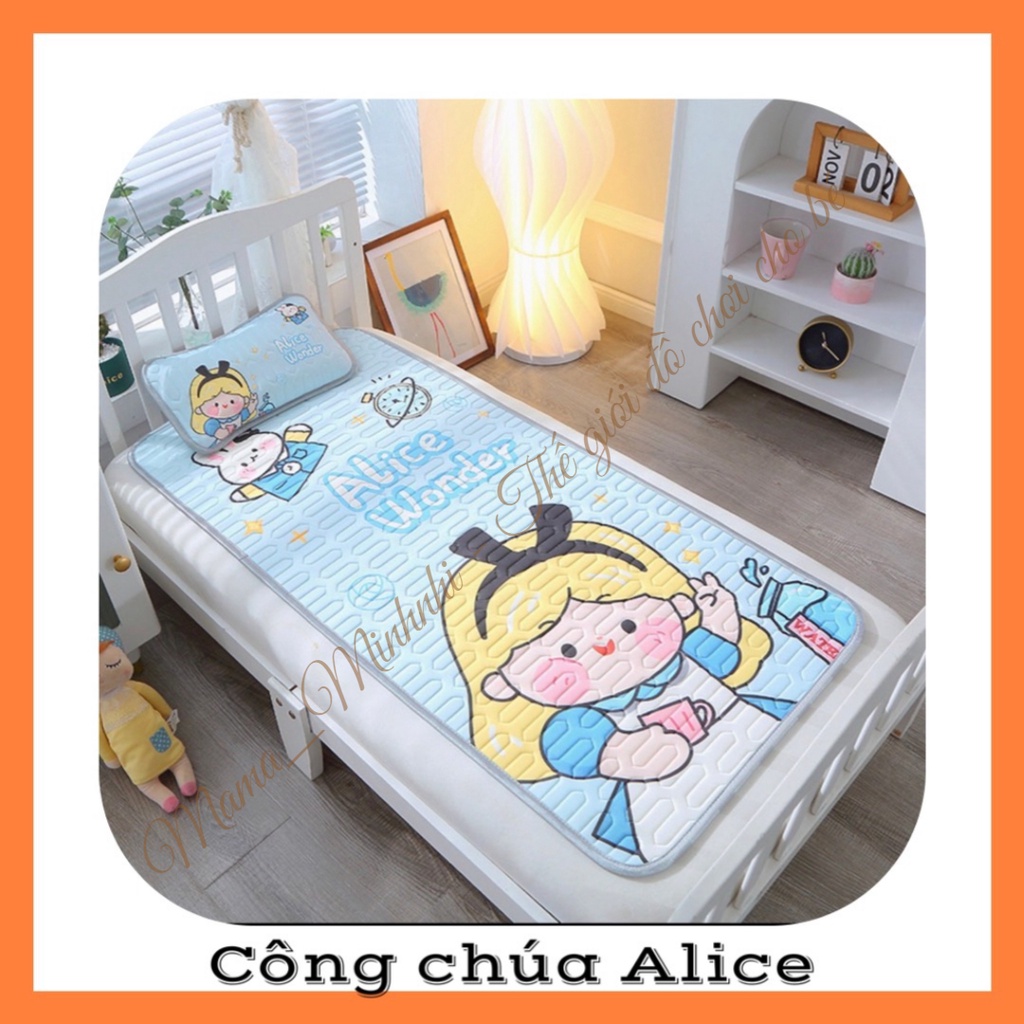 Chiếu Điều Hòa Cao Su Non 5D Thoáng Mát Cho Bé Từ Sơ Sinh - Tặng Kèm Gối