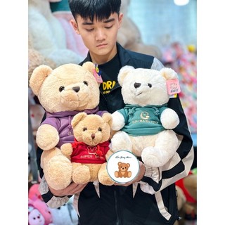Gấu bông teddy mặc áo hoodie cao cấp - teddy bear quà tặng cho bé - gấu bông mina