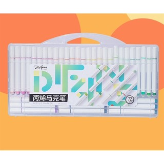 Bộ bút acrylic marker 72 màu, bút lông acrylic - colormate