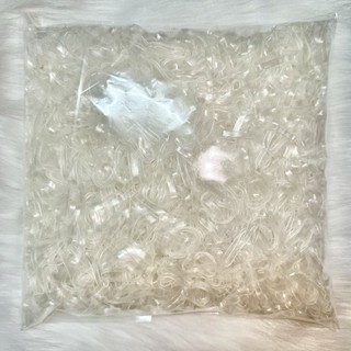 500gram thun buộc tóc trong suốt bản to siêu xinh