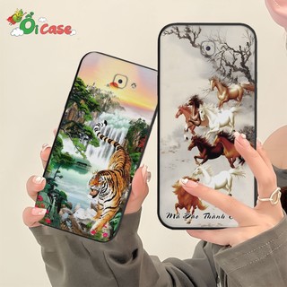 Ốp lưng Samsung J7 Prime tài lộc, mã đáo thành công, thư pháp cha mẹ ý nghĩa