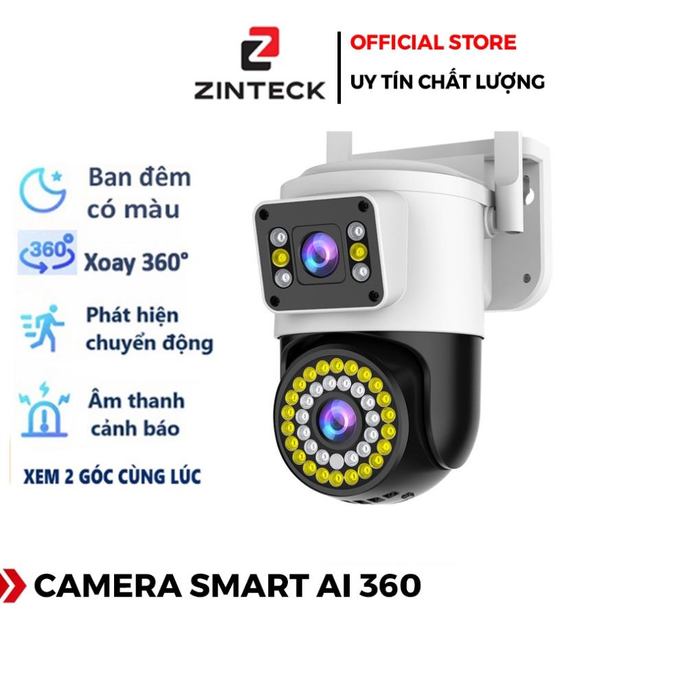 Camera Yoosee 2 Mắt Q42D 5mpx Siêu Nét - Đàm Thoại 2 Chiều, Ban Đêm Có Màu