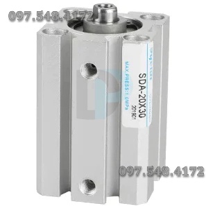 Xi lanh khí nén SDA 32 40 50 -Xy lanh khí nén compact SDA -Xi lanh vuông ren trong-ben hơi khí nén