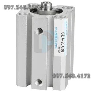 Xi lanh khí nén SDA 32 40 50 -Xy lanh khí nén compact SDA -Xi lanh vuông ren trong-ben hơi khí nén