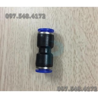 Đầu nối nhanh PU khí nén- Nối nhanh,nối thẳng dây hơi khí nén,nối thẳng 2 đầu ống, cút nối nhanh