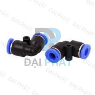 Góc nối nhanh pv khí nén, đầu cắm hơi khí nén, cút góc nối nhanh phun sương tưới cây