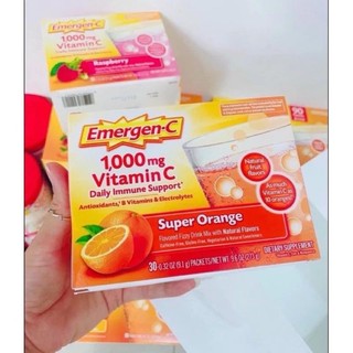 [ Date 2026 l.ẻ] Gói bột vitamin C Emergen 1000mg