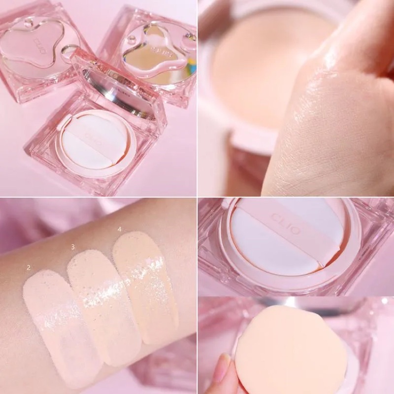Phấn nước C L I O Kill Cover Founwear / Mesh Glow Cushion / High Glow + kèm lõi