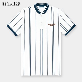 Áo thun cổ tròn form regular ben & tod r1210bb135 vải cotton cao cấp co giãn thoáng mát trẻ trung