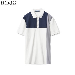 Áo polo nam form REGULAR BEN&TOD 21053 vải thun cotton nam tính chỉnh chu sang trọng trẻ trung