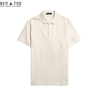Áo polo form REGULAR BEN&TOD 22096 vải thun cotton nam tính chỉnh chu sang trọng trẻ trung
