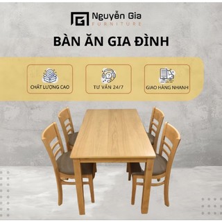 bộ bàn ăn gia đình 4 ghế cabin- free ship hcm
