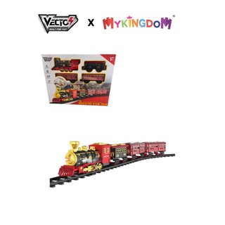 Đồ chơi lắp ráp đường ray và tàu hỏa hơi nước vecto vt6994a