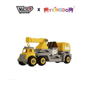 Bộ đồ chơi lắp ráp VECTO DIY 3 trong 1 - Xe cẩu, Xe chở gỗ, Xe dụng cụ OK1029