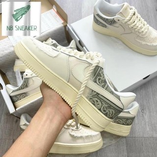 Giầy thể thao Air Force 1 Low Custom Paisley hàng cao cấp, full box + Phụ kiện