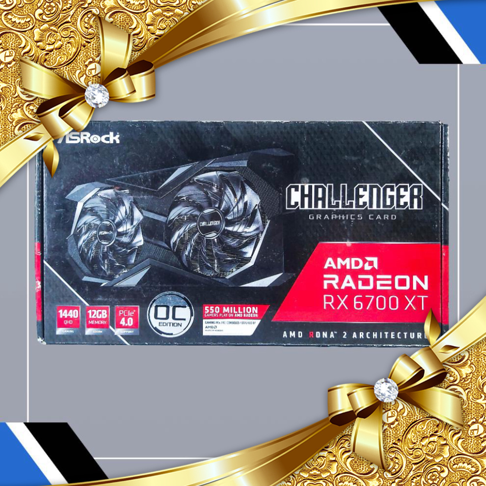 Card màn hình ASROCK RX 6700XT CHALLENGER D 12GB