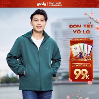 Áo khoác gió nam yody thông minh trượt nước akm5041