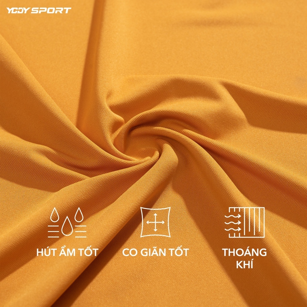 Áo polo nam YODY chất vải coolmax bo dệt nổi phù hợp công sở dịp tết APM5179