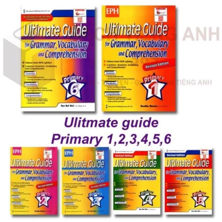 Ultimate Guide for Grammar Vocabulary and Comprehension -  đủ 6 cuốn . bản đẹp