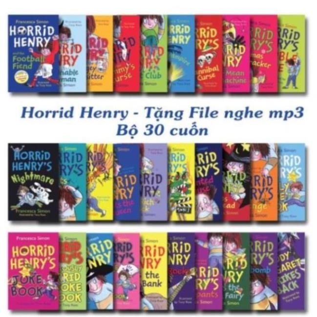 [ Henry nghịch ngợm ] Horrid Henry -  bản đẹp khổ A5 - Tặng File nghe mp3