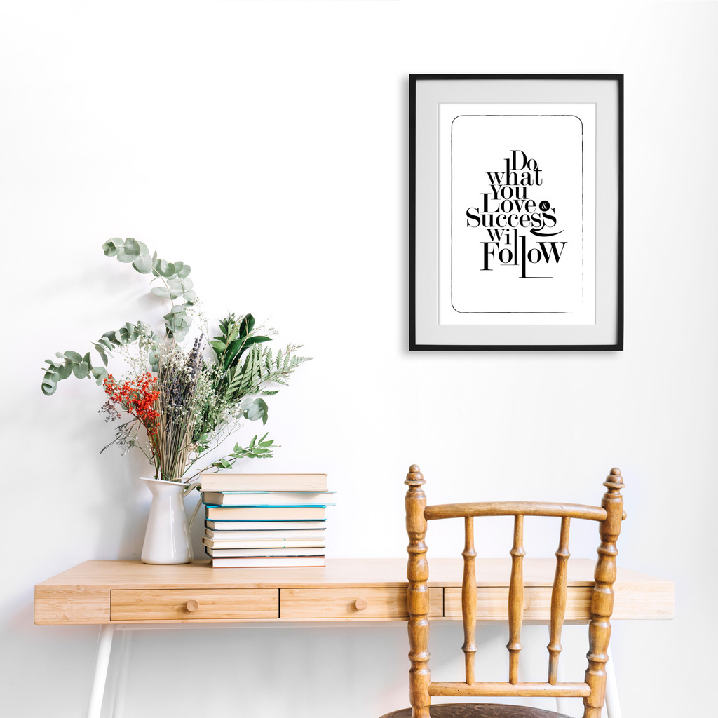 Tranh Typography ifiArt A4 A5 digital & vẽ tay sắc sảo. Trang trí tường, để bàn (no frame)