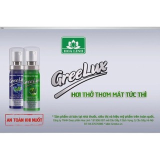 Xịt Thơm Miệng GreeLux Extra Cool 12ml (vị cay mát cảm giác mạnh)/ Greelux Fresh Mint Cool (vị cay mát nhẹ nhàng)
