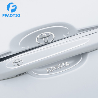FFAOTIO Trong Suốt Bảo Vệ Tay Nắm Cửa Ô Tô Phụ Kiện Xe Hơi Cho Toyota Raize Corolla Cross Veloz Rush Innova