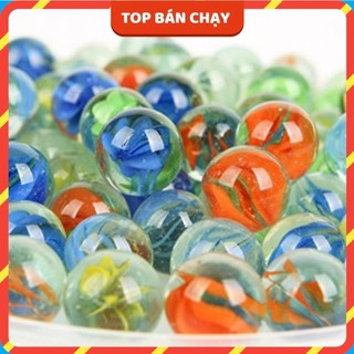 Combo bi ve 50,100,200 viên nhiều màu - bi ve màu đẹp giá rẻ