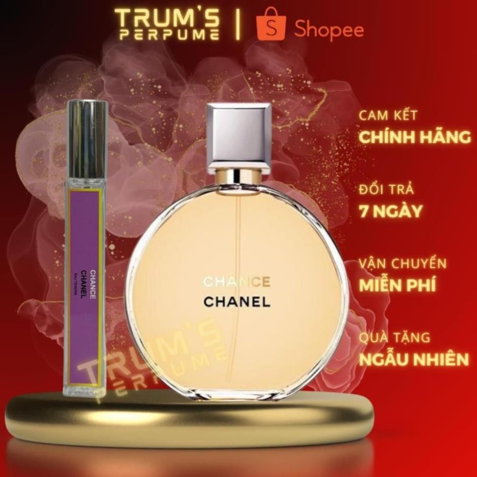 [Chính Hãng] Nước Hoa Nữ dùng thử 𝗖𝗵𝗮𝗻𝗲𝗹 𝗖𝗵𝗮𝗻𝗰𝗲 10ml