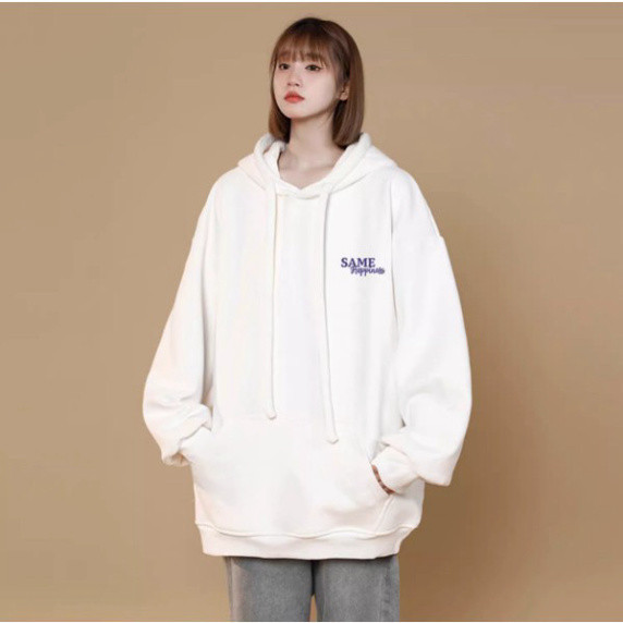 Áo Hoodie giới tính SAME - áo khóa ngoài bomber nỉ Bông Mũ Rộng 4 Màu Bassic Form Rộng Unisex | BigBuy360 - bigbuy360.vn