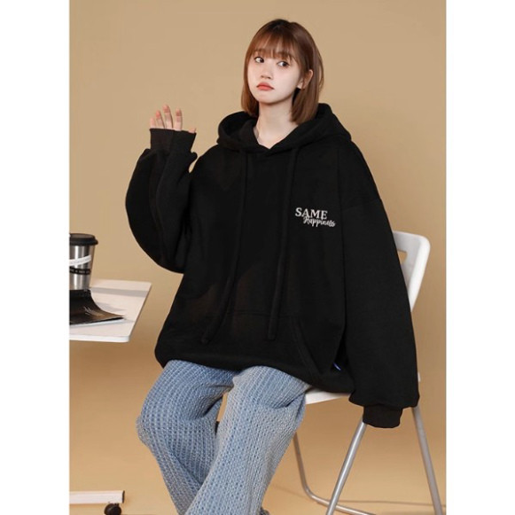 Áo Hoodie giới tính SAME - áo khóa ngoài bomber nỉ Bông Mũ Rộng 4 Màu Bassic Form Rộng Unisex | BigBuy360 - bigbuy360.vn