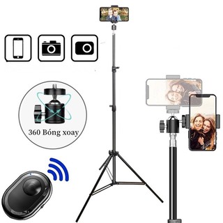  Tripod Chân Gậy Chụp Hình Giá Đỡ Điện Thoại Chụp Ảnh Livestream 3 Chân Chắc Chắn 