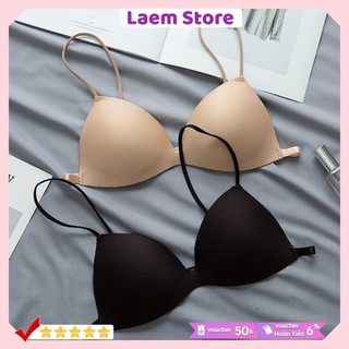 Áo lót nữ, áo bra đúc su cài sau dây mảnh siêu hot - bra 818