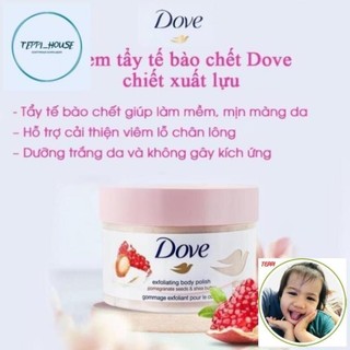 Tẩy tế bào chết toàn thân dove exfoliating body polish