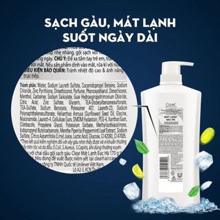 Dầu gội sạch gàu Clear 880g