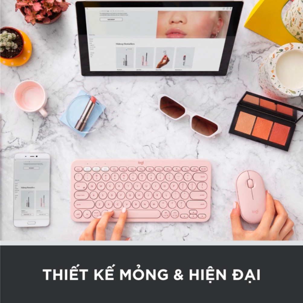 Chuột không dây Logitech Pebble M350 kết nối Bluetooth USB sử dụng cho MacOs Window nhỏ gọn - Tin Shop | BigBuy360 - bigbuy360.vn