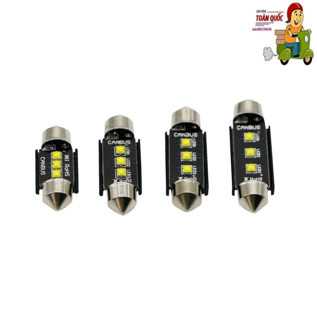 Đèn LED Trần Ô Tô Xe Hơi Yobis Festoon Chip CREE Cao Cấp Siêu Sáng 31mm, 36mm, 39mm, 41mm Hỗ Trợ Canbus