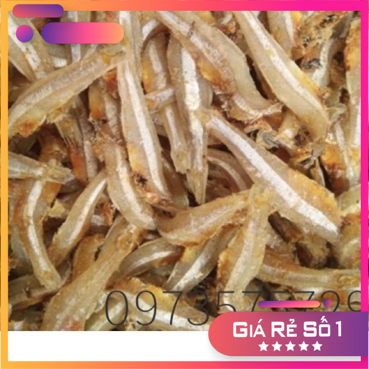 [Sỉ] sỉ 1kg cá Cơm trắng dai ngon (cá mới khô,dai)