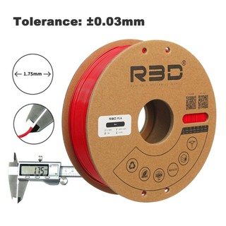 Nhựa in 3d pla/pla+màu đỏ cuộn 1kg - nhựa sợi fdm in 3d chất lượng cao chính hãng r3d