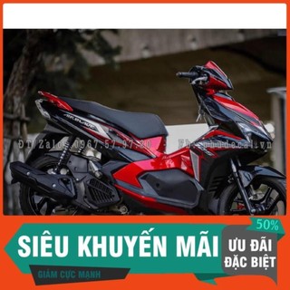 Tem rời dán xe ab đỏ đen 2016-2019