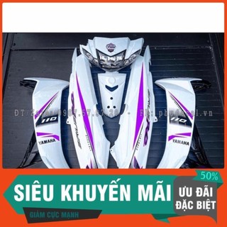 Tem Rời Dán Xe Sirius Trắng tím