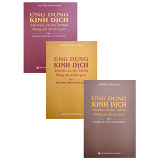 Sách - combo ứng dụng kinh dịch trong cuộc sống - tập 1 + 2 + 3 - pnu