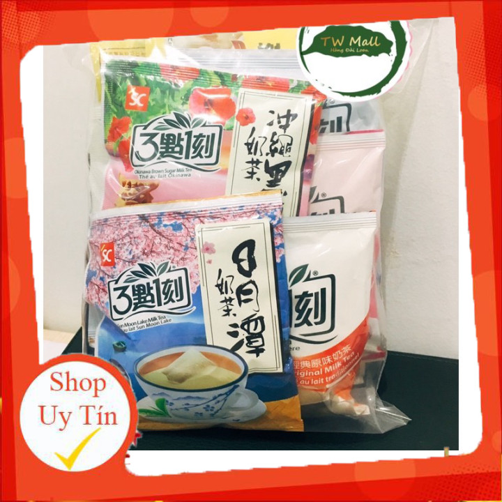 (Chính hãng sỉ) Bịch mix 14 gói 7 vị trà sữa túi lọc Đài Loan (HSD:T2/2024)- TW Mall