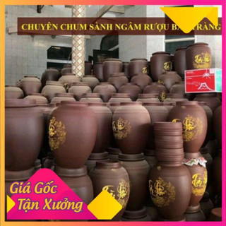 Chum ngâm rượu bát tràng không men 10 lít và 20lít tài lộc