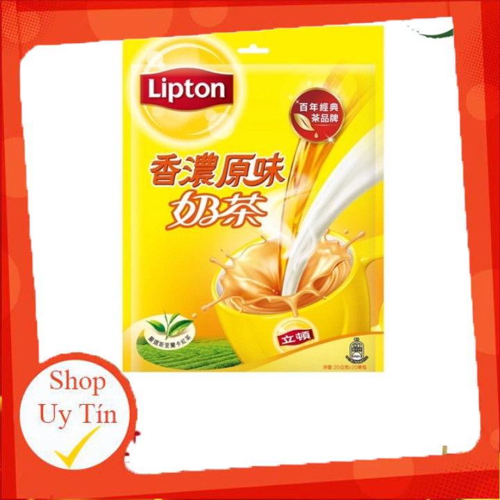 (Chính hãng sỉ) TRÀ SỮA TRUYỀN THỐNG L.IPTON ĐÀI LOAN - PHIÊN BẢN TÚI (20G x 20 GÓI) - TW MALL