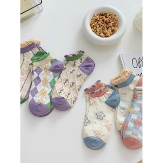 Sét 10 đôi tất nữ vintage cổ bèo đẹp