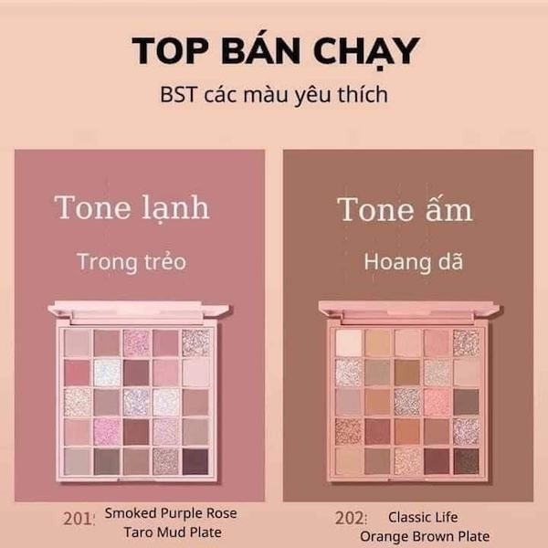 Bảng Phấn Mắt 25 Màu Gogo Tales Crystal Color Charming Eyes GT282