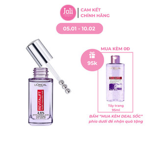 Tinh chất giảm bọng mắt & làm đầy rãnh nhăn L'Oreal Revitalift 2.5% Hyaluronic Acid+Caffeine 20ml